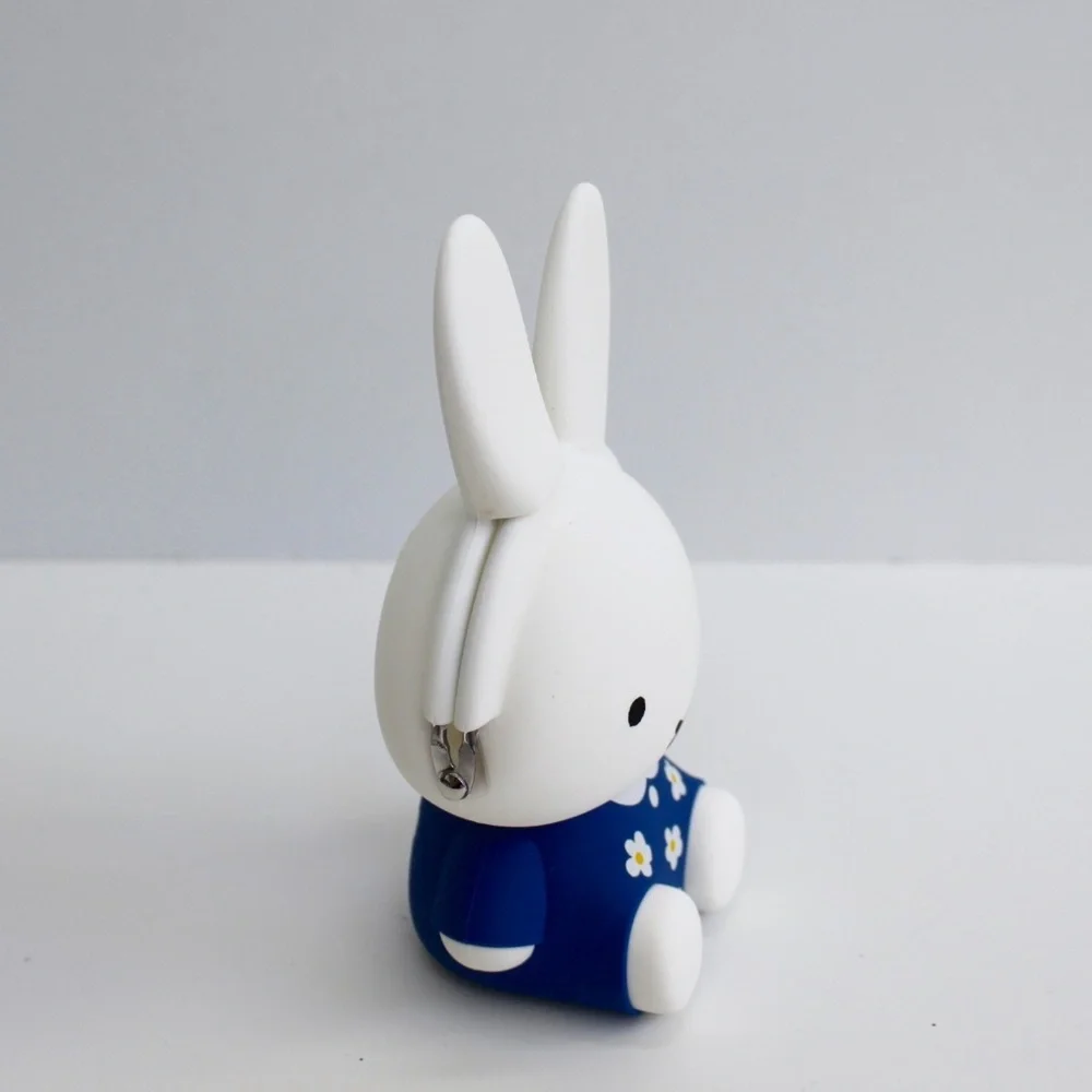 Miffy in Blue Floral Dress 3D Pochi Miffy Shape Silicone Pouch NEW
